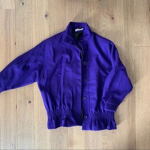 🍁Vintage Paris Sport Club Wool Jacket
